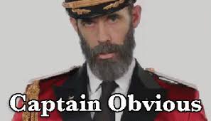 Image result for captain obvious gif