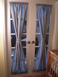 Pick shallow treatments that hang close to the door. 3 Ways And 23 Ideas To Cover French Door Windows Shelterness