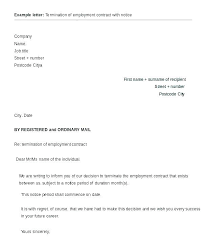 Template Letter Of Termination Employment Job Abandonment