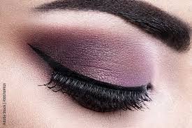 fashion woman eye makeup close up
