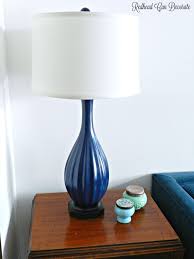 Thrifty Lamp Makeover With Spray Paint