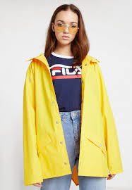 Rain is liquid precipitation : Rains Unisex Jacket Regenjacke Wasserabweisende Jacke Yellow Gelb Zalando De
