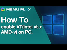 how to enable vt intel vt x amd v on