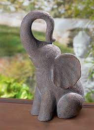 Elephant Pottery Stone Garden Statues