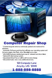 Computer cpr of southlake, texas provides the it service and support your organization needs to get work done. Computer Reparatur Shop Flyer Vorlage Postermywall