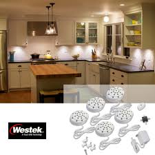 Set Of 5 Led Under Cabinet Accent Lights In Warm White By Westek One Set For 25 Or Two Or More For 19 99 Each Ships Free That Daily Deal