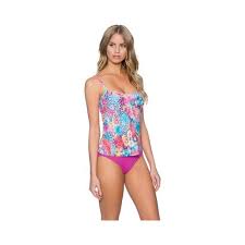 Womens Sunsets Sofia Tankini Top Size Dd 36dd Whimsy