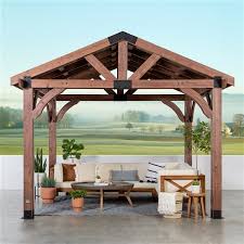 Permanent Gazebo With Steel Roof