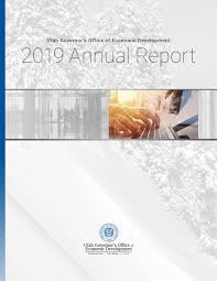 2019 Utah Goed Annual Report By Utah Governors Office Of