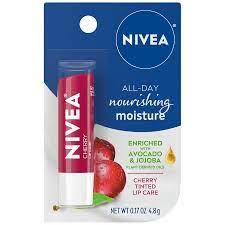 nivea tinted lip balm cherry walgreens