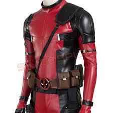 Deadpool 2 Wade Wilson Leather Jumpsuit Costume Sim1127dpr