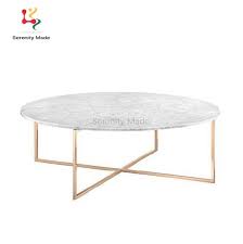 Living Room Round Marble Coffee Table