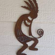 Kokopelli Rustic Steel Wall Art