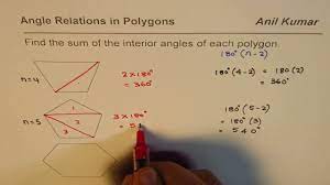 interior angles for any convex polygon