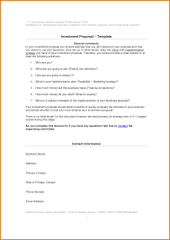 017 Microsoft Word Proposal Template Ideas Investment Sample