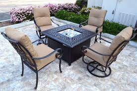 Propane Fire Pit Table Outdoor Aluminum