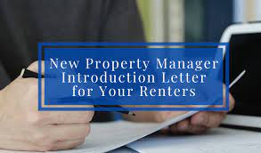 new property manager introduction