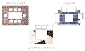 place rugs in rooms how to place or