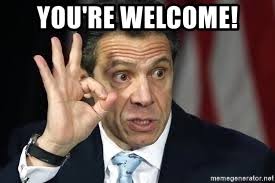 #textpost #riv speaks #andrew cuomo #thanksgiving #shitpost #humor. You Re Welcome Governor Andrew Cuomo Meme Generator