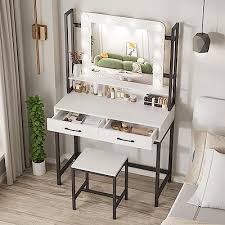 fameill makeup vanity with lights