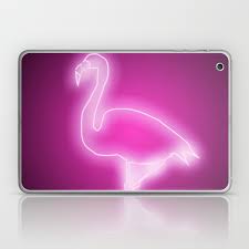 Flamingo Neon Light Sign Laptop Ipad Skin By Marilenaxiari Society6
