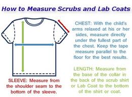Kids Scrubs And Lab Coats Size And Color Chart Kids Scrubs