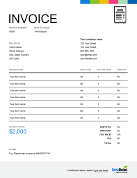 View Simple Invoice Sample Free Download Background