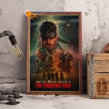 Metal Gear Solid Retro Poster Kraft
