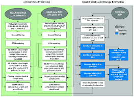 Flowchart Of The Lidar Data Processing For Agb Stocks And