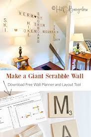 How To Make Scrabble Wall Art With