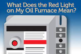 red light on my oil furnace mean