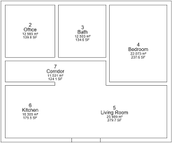Floor Plan Identifying Spaces In The