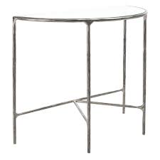 safavieh jessa forged metal console table silver