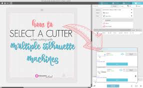 Cutting With Two Silhouette Machines With Silhouette Studio