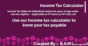 income tax calculator calculate income