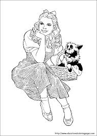 Free printable wizard coloring pages for kids. Wizard Of Oz Coloring Pages Free For Kids