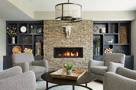Fireplace Seating Transitional