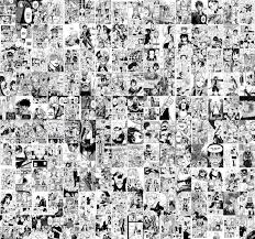 172 manga panels wall collage kit