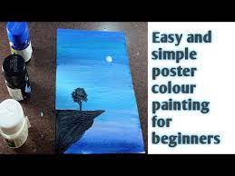 Easy And Simple Poster Colour Painting