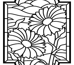Stained Glass Coloring Pages Tulamama