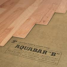 This vapor barrier which is actually a vapor retarder helps to keep moisture vapor from entering into the laminate floor. Aquabar B Qep