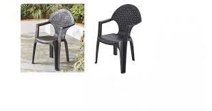 Dream Resin Dark Grey Garden Chair 7