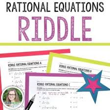 Solving Rational Equations Riddle