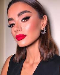 red lips makeup ideas by