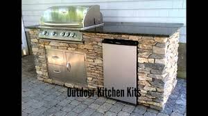 One thing that you can add to your outdoor kitchen that will not require plumbing or wiring is an island. Prefab Outdoor And Modular Kitchen Kits Accessories Collection Picture Dachdev Com