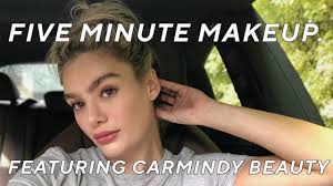 five minute makeup featuring carmindy