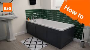 how to create a wooden bath panel you