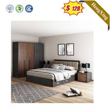 furniture bedroom hotel wood bed