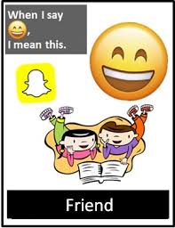 smiling face emoji mean on snapchat