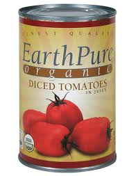 earthpure organic diced tomatoes